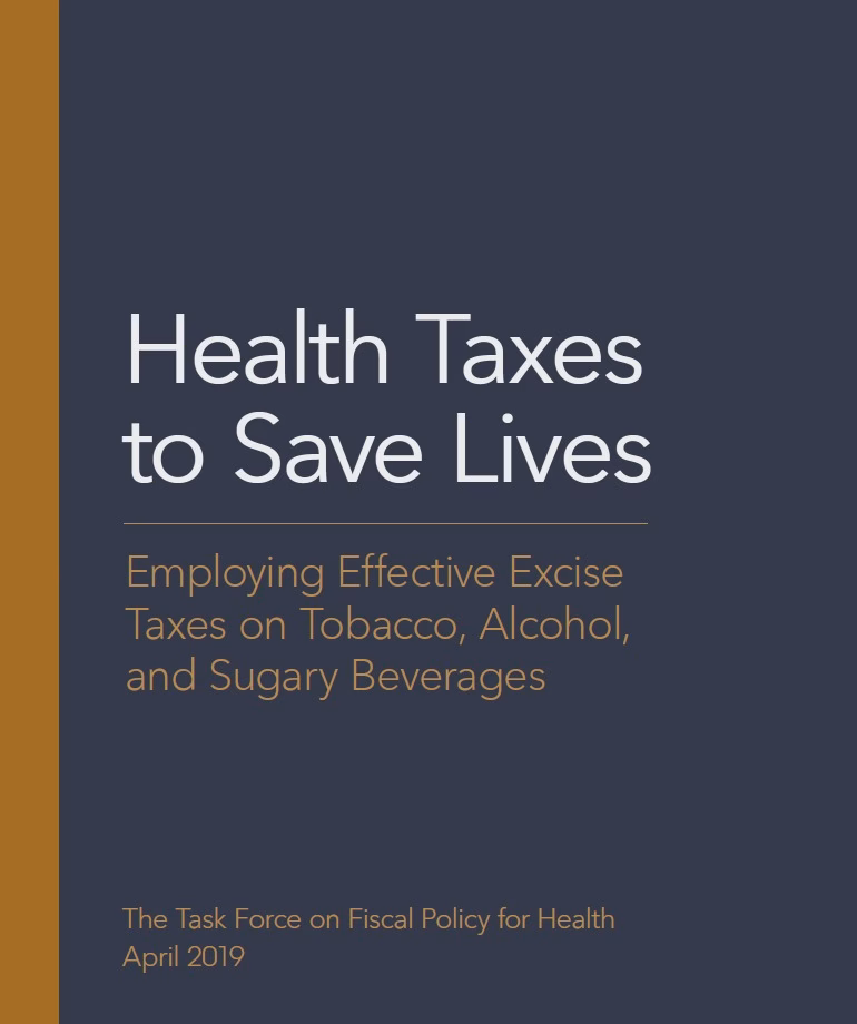 health taxes to save lives