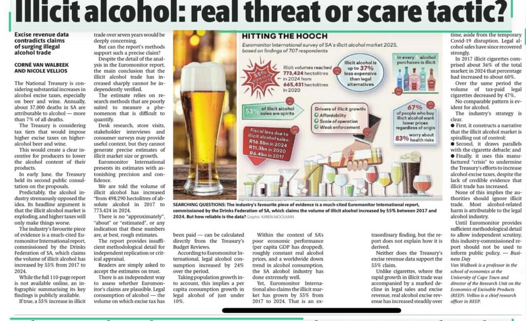 Nomcebo Dlamini | Illicit trade myth must not derail alcohol tax reform Nomcebo Dlamini Comments Gift article